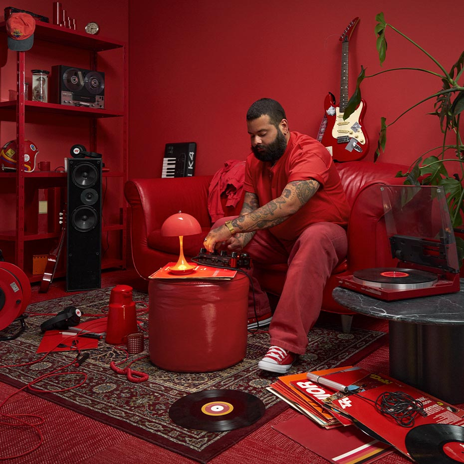 Panthella Ø160 Portable Bordslampa Opaque Coral V3