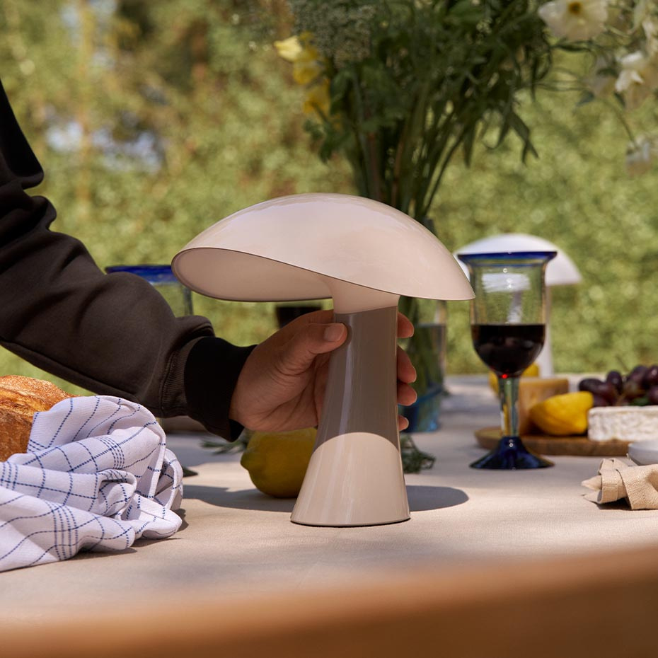 Rumee Ø220 Portable Bordslampa Earth Grey