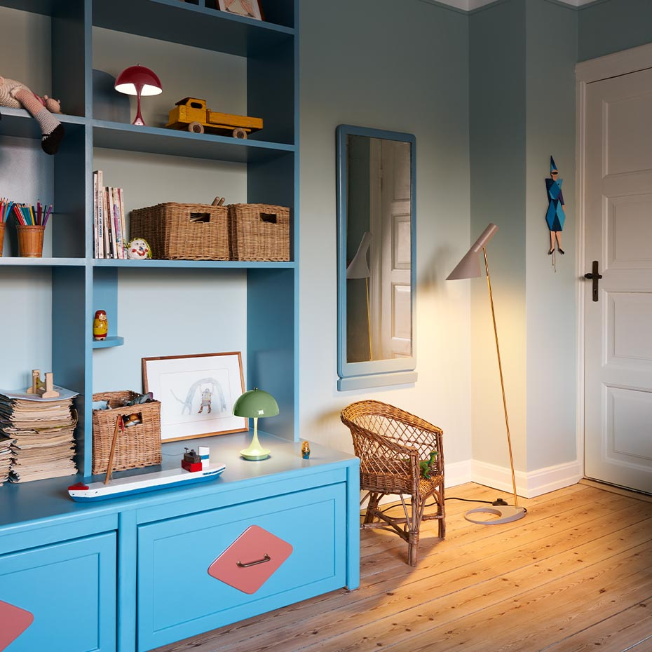 AJ Golvlampa Brass/Warm Grey