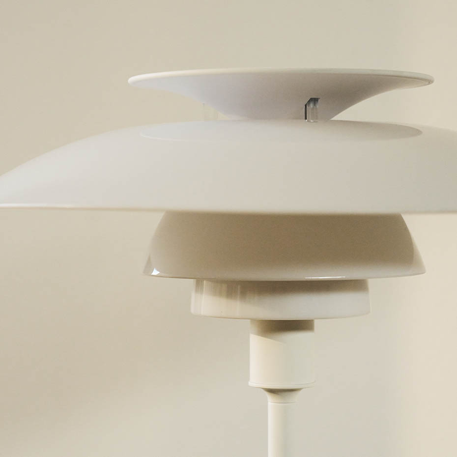 PH 80 Bordslampa Opal White/White