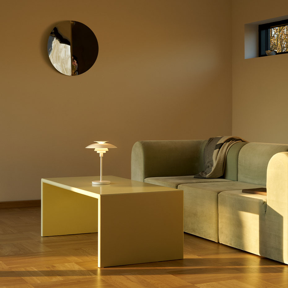 PH 80 Portable Bordslampa Opal White/White