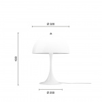 Panthella Ø320 Bordslampa Opal White V2 Panthella Ø320 Bordslampa Opal White V2