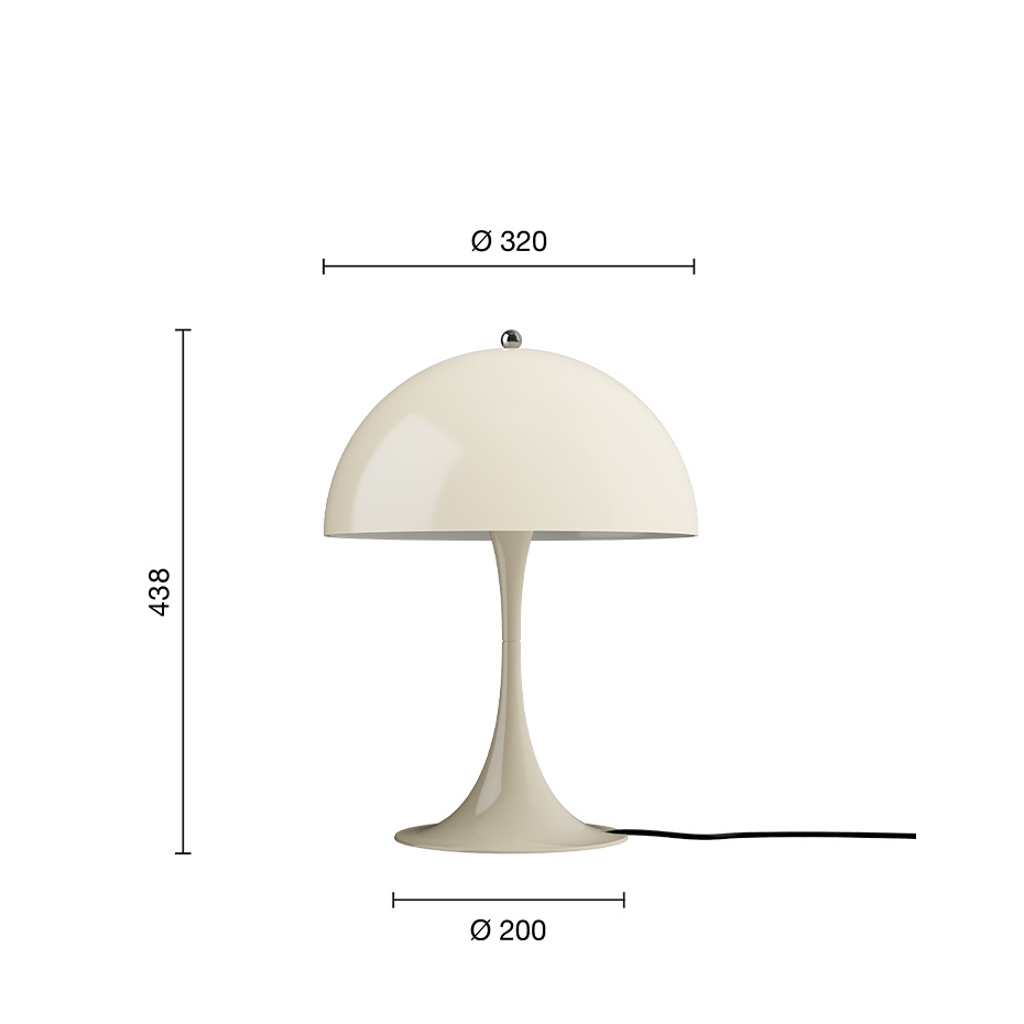 Panthella Ø320 Bordslampa Opal Beige V2