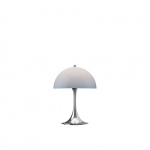 Panthella Ø250 Portable Bordslampa Original Opal Blue Grey V3 Louis Poulsen Panthella Ø250 Portable Bordslampa Chrome Opal Blue Grey V3