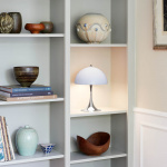 Panthella Ø250 Portable Bordslampa Chrome Opal Blue Grey V3 Panthella Ø250 Portable Bordslampa Chrome Opal Blue Grey V3