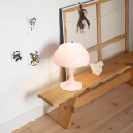Panthella Ø250 Portable Bordslampa Opal Pale Rose V3 Panthella Ø250 Portable Bordslampa Opal Pale Rose V3
