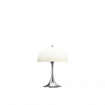 Panthella Ø250 Portable Bordslampa Chrome Opal Beige V3 Louis Poulsen Panthella Ø250 Portable Bordslampa Chrome Opal Beige V3