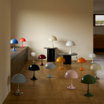 Panthella Ø250 Portable Bordslampa Opaque Coral V3 Panthella Ø250 Portable Bordslampa Opaque Coral V3