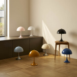 Panthella Ø250 Portable Bordslampa Opaque Indigo Blue V3 Panthella Ø250 Portable Bordslampa Opaque Indigo Blue V3