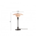 PH 3/2 Bordslampa Dusty Terracotta Limited Edition PH 3/2 Bordslampa Dusty Terracotta Limited Edition