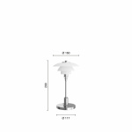 PH 1/1 Portable Bordslampa High Lustre Chrome Plated PH 1/1 Portable Bordslampa High Lustre Chrome Plated