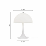 Panthella Ø400 Bordslampa Opal White V3 Panthella Ø400 Bordslampa Opal White V3