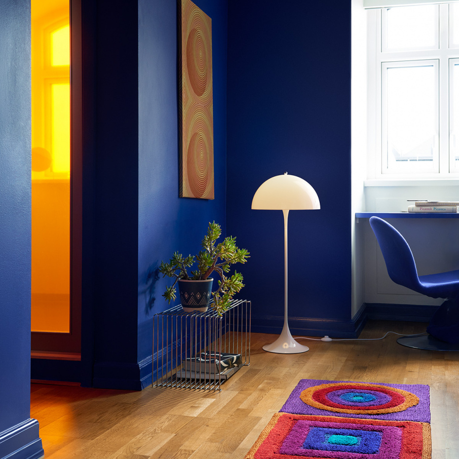 Panthella Ø400 Golvlampa Opal White