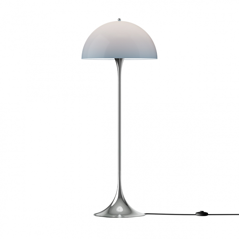 Panthella Ø500 Golvlampa Original Opal Blue Grey