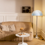 Panthella Ø500 Golvlampa Original Opal Blue Grey Panthella Ø500 Golvlampa Original Opal Blue Grey