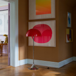 Panthella Ø500 Golvlampa Original Opal Red Panthella Ø500 Golvlampa Original Opal Red