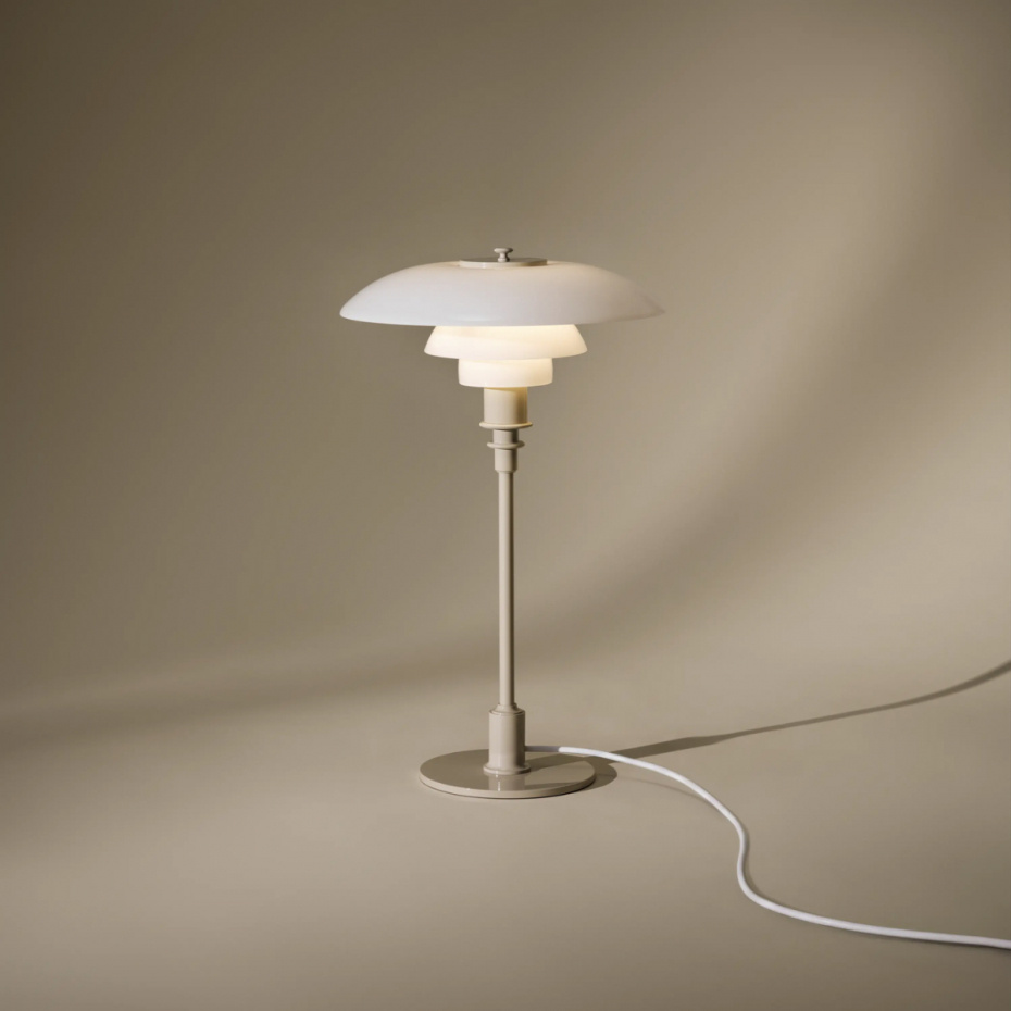 PH 3/2 Bordslampa Glossy Beige