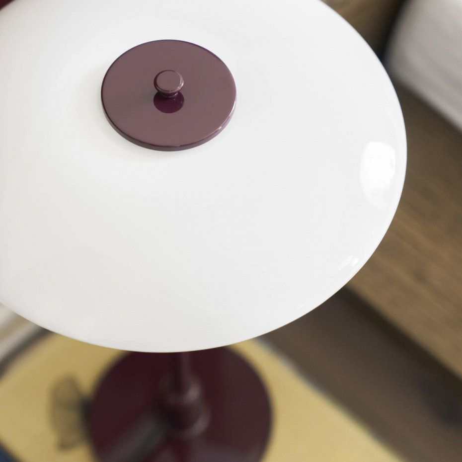 PH 3/2 Bordslampa Glossy Burgundy