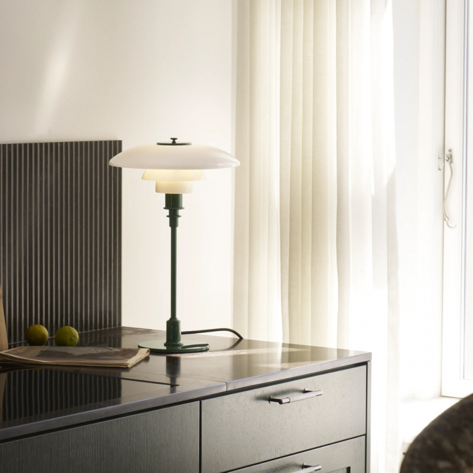 PH 3/2 Bordslampa Glossy Deep Green