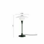 PH 3/2 Bordslampa Glossy Deep Green PH 3/2 Bordslampa Glossy Deep Green
