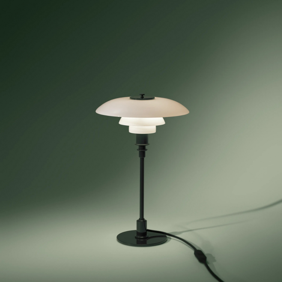 PH 3/2 Bordslampa Glossy Deep Green
