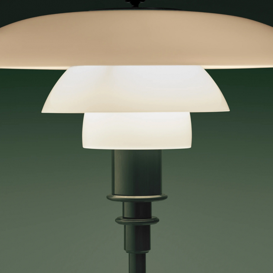 PH 3/2 Bordslampa Glossy Deep Green