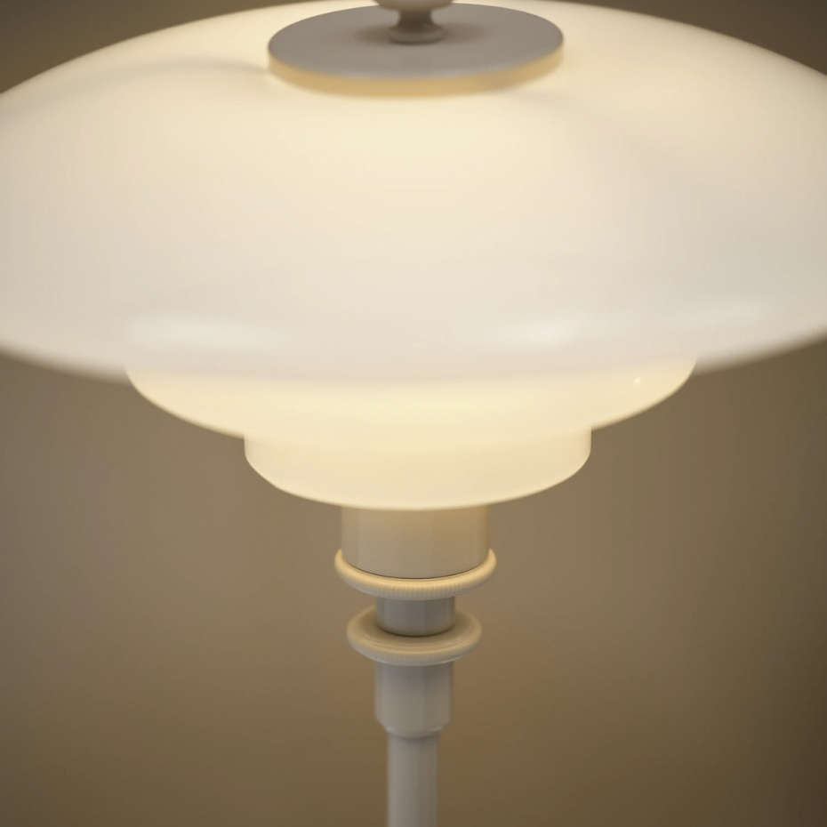 PH 2/1 Bordslampa Glossy Beige