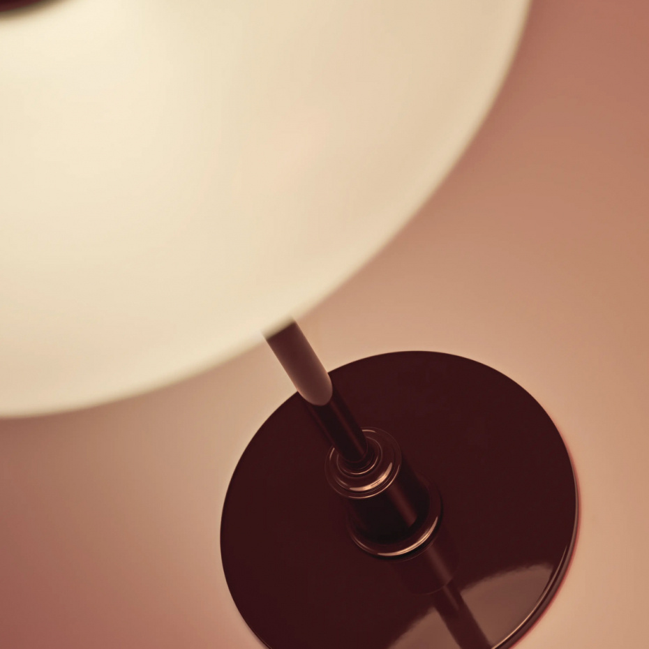 PH 2/1 Bordslampa Glossy Burgundy