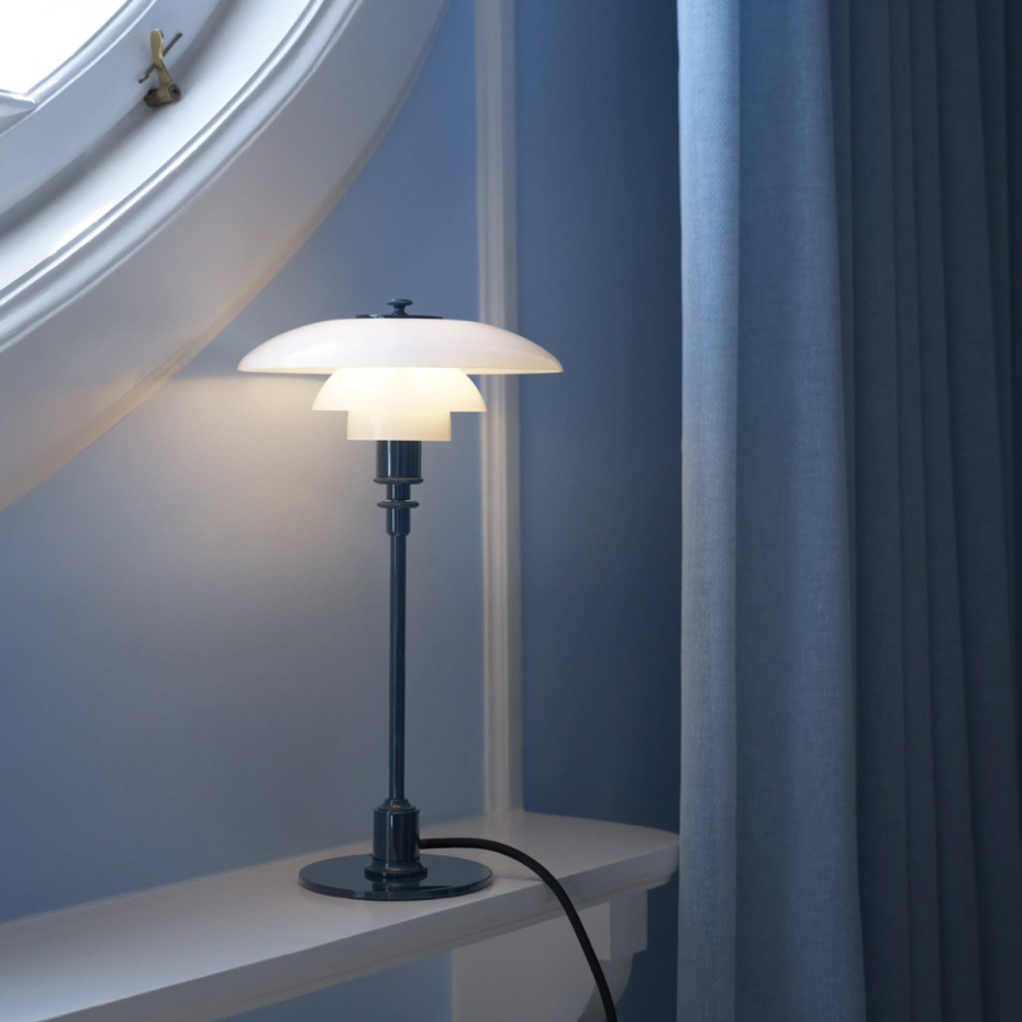 PH 2/1 Bordslampa Glossy Deep Blue