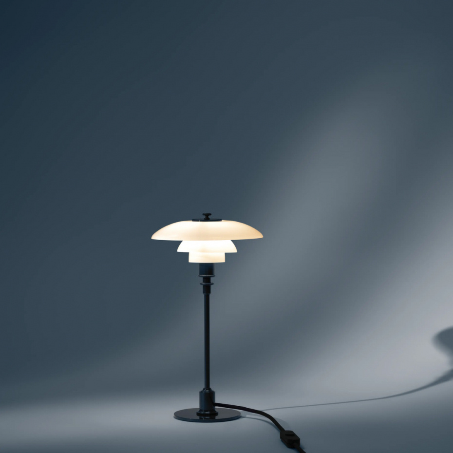 PH 2/1 Bordslampa Glossy Deep Blue