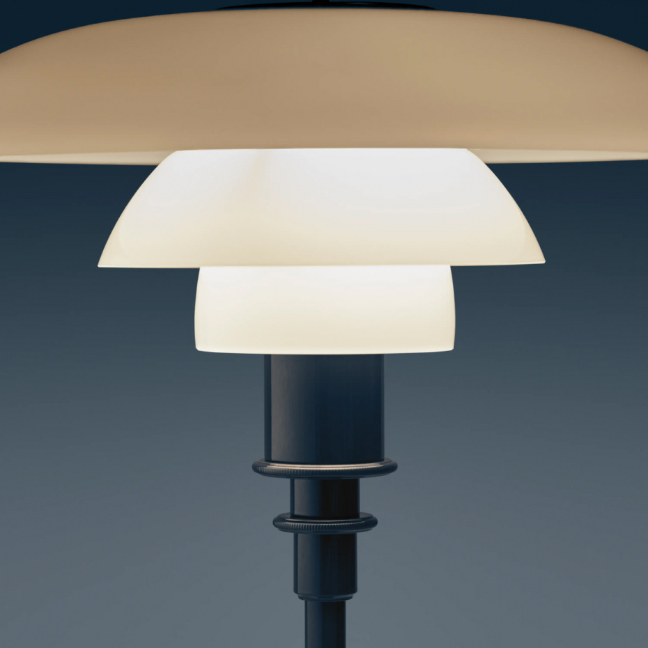 PH 2/1 Bordslampa Glossy Deep Blue