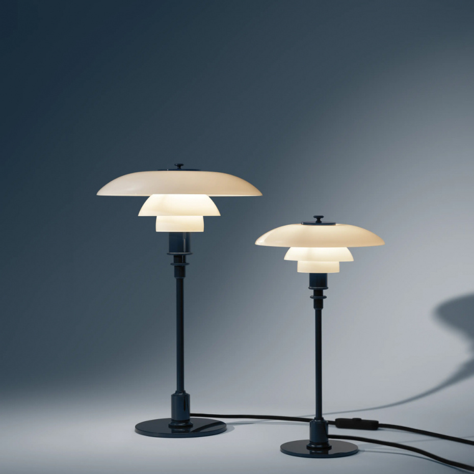 PH 2/1 Bordslampa Glossy Deep Blue