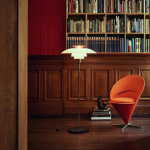 PH 80 Golvlampa White Opal Acryl/Chrome PH 80 Golvlampa White Opal Acryl/Chrome