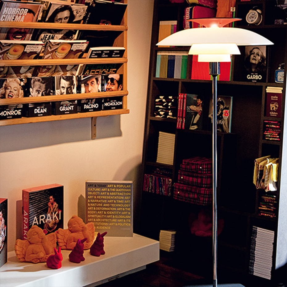 PH 80 Golvlampa White Opal Acryl/Chrome