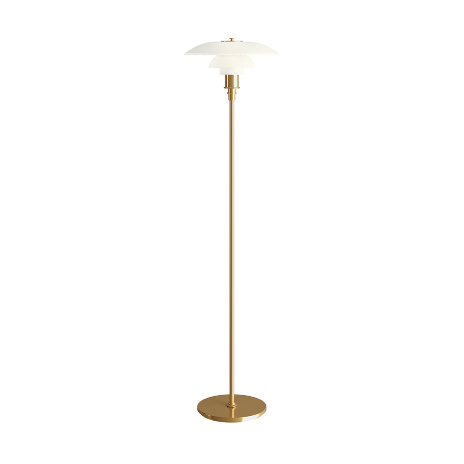 PH 3½-2½ Golvlampa Brass