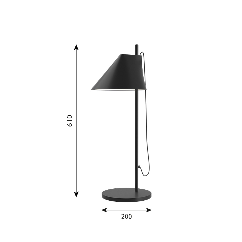 Yuh Bordslampa Black