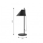 Yuh Bordslampa Black Yuh Bordslampa Black