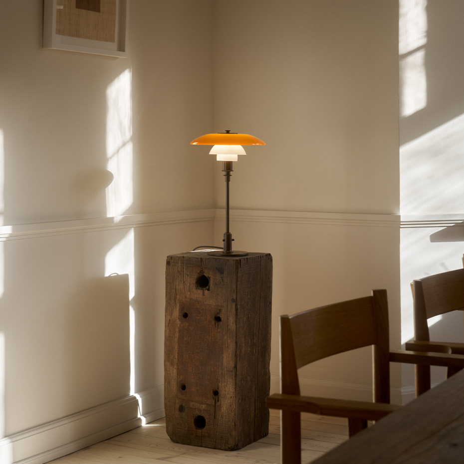 PH 3/2 Bordslampa Centenary Edition Amber/Opal White
