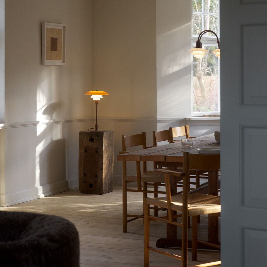 PH 3/2 Bordslampa Centenary Edition Amber/Opal White