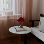 Panthella Ø160 Portable Bordslampa Original Opal Red V3 Panthella Ø160 Portable Bordslampa Original Opal Red V3