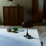 Panthella Ø160 Portable Bordslampa Original Opal Brown V3 Panthella Ø160 Portable Bordslampa Original Opal Brown V3