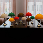 Panthella Ø250 Portable Bordslampa Original Opal Orange V3 Panthella Ø250 Portable Bordslampa Original Opal Orange V3