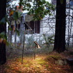 AJ Garden Pollare Long Black Med Fotplatta AJ Garden Pollare Long Black Med Fotplatta