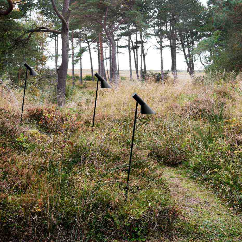 AJ Garden Pollare Long Black Med Ankarfäste