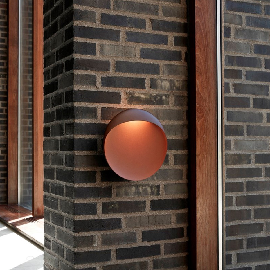 Flindt Ø300 Vägglampa Aluminium