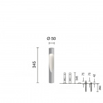 Flindt Garden Pollare Short Aluminium Med Jordspett Flindt Garden Pollare Short Aluminium Med Jordspett