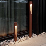 Flindt Garden Pollare Short Aluminium Med Jordspett Flindt Garden Pollare Short Aluminium Med Jordspett