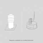 Bysted Garden Pollare Short Aluminium Med Fotplatta Bysted Garden Pollare Short Aluminium Med Fotplatta