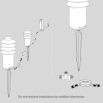 Bysted Garden Pollare Short Corten Med Jordspett Bysted Garden Pollare Short Corten Med Jordspett