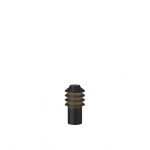 Bysted Garden Pollare Short Black Med Ankarfäste Bysted Garden Pollare Short Black Med Ankarfäste